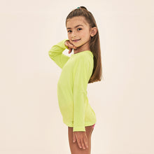 Lade das Bild in den Galerie-Viewer, Image 02: Uv Line Rashguard Acqua Qr Code Amarelo Fluor Upf50+