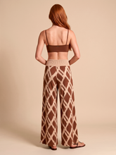 Lade das Bild in den Galerie-Viewer, Model Back: Uv Line Strandhosen Pants Diamond Rib Upf50+