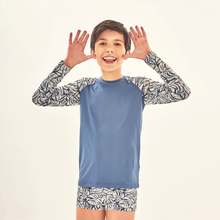 Lade das Bild in den Galerie-Viewer, Image 04: Uv Line Rashguard Rash Guard Kids Costela Aco Off White Upf50+