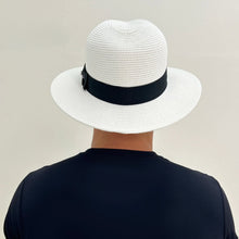 Lade das Bild in den Galerie-Viewer, Image 07: Uv Line Panamahut Hat Shanghai Imp Uni White Black Upf50+