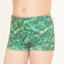 Lade das Bild in den Galerie-Viewer, Image 04: Uv Line Jungen-Badehose Swim Trunks Kids Leaves Upf50+