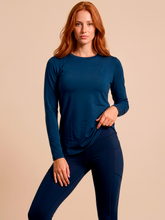 Lade das Bild in den Galerie-Viewer, Gallery: Uv Line Rashguard Longsleeve Uvpro Fem Cobalt Upf50+