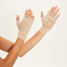 Lade das Bild in den Galerie-Viewer, Image 06: Uv Line Handschuhe Short Gloves Uni Beige Upf50+
