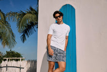 Lade das Bild in den Galerie-Viewer, Image 05: Uv Line Bermuda-Shorts Shorts Acqua Boxer Tie Dye Blue Upf50+
