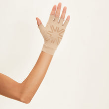 Lade das Bild in den Galerie-Viewer, Image 04: Uv Line Handschuhe Short Gloves Uni Beige Upf50+
