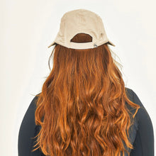 Lade das Bild in den Galerie-Viewer, Model Back: Uv Line Mützen Visor Capri Colors Nac Fem Sand Black Upf50+
