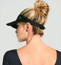 Lade das Bild in den Galerie-Viewer, Model Back: Uv Line Visor Visor Athletic Dry Fem Black Upf50+
