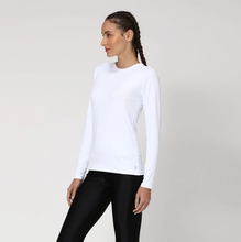 Lade das Bild in den Galerie-Viewer, Image 02: Uv Line Rashguard Women Fpu50+ Uvpro Long Sleeve T-Shirt White Uv
