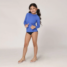 Lade das Bild in den Galerie-Viewer, Image 03: Uv Line Rashguard Longsleeve Uvpro Kids Bic Blue Upf50+
