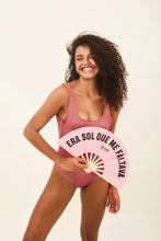 Lade das Bild in den Galerie-Viewer, Image 05: Uv Line Badeanzug Swimsuit Shine Malva
