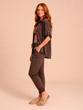 Lade das Bild in den Galerie-Viewer, Image 03: Uv Line Hemdblusenkleid Shirt Copa Brown Upf50+
