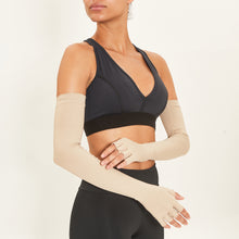 Lade das Bild in den Galerie-Viewer, Image 02: Uv Line Handschuhe Extra Long Glove Chocolate Upf50+
