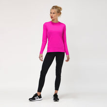 Lade das Bild in den Galerie-Viewer, Model Front: Uv Line Rashguard Camiseta Uv X Pro Ml Rosa Upf50+
