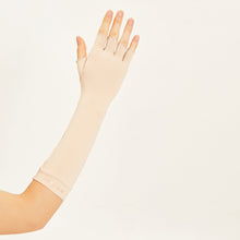 Lade das Bild in den Galerie-Viewer, Image 02: Uv Line Handschuhe Long Gloves Uni Beige Upf50+
