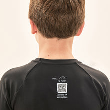 Lade das Bild in den Galerie-Viewer, Image 04: Uv Line Rashguard Acqua Qr Code Preto Upf50+
