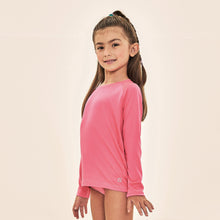 Lade das Bild in den Galerie-Viewer, Image 02: Uv Line Rashguard Acqua Qr Code Chiclete Fluor Upf50+
