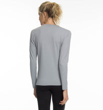 Lade das Bild in den Galerie-Viewer, Model Back: Uv Line Rashguard Longsleeve Uvpro Fem Grey Upf50+
