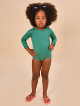 Lade das Bild in den Galerie-Viewer, Image 02: Uv Line Baby-Bademode Baby Longsleeve Swimsuit Deep Sea Upf50+
