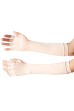 Lade das Bild in den Galerie-Viewer, Model Front: Uv Line Handschuhe Long Gloves Uni Beige Upf50+
