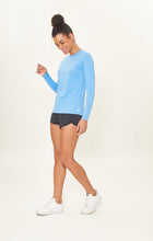 Lade das Bild in den Galerie-Viewer, Image 02: Uv Line Rashguard Camiseta Uv X Pro Ml Azul Claro Upf50+
