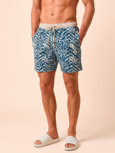 Lade das Bild in den Galerie-Viewer, Gallery: Uv Line Bermuda-Shorts Shorts Acqua Boxer Tie Dye Blue Upf50+
