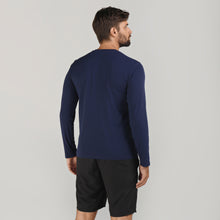 Lade das Bild in den Galerie-Viewer, Model Back: Uv Line Fitness-Top Sport Fit Mas Ml Marinho Upf50+
