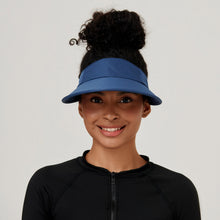 Lade das Bild in den Galerie-Viewer, Model Front: Uv Line Visor Visor Leblon Navy Blue Upf50+
