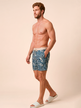 Lade das Bild in den Galerie-Viewer, Image 03: Uv Line Bermuda-Shorts Shorts Acqua Boxer Tie Dye Blue Upf50+
