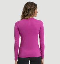 Lade das Bild in den Galerie-Viewer, Model Back: Uv Line Rashguard Longsleeve Uvpro Fem Pink Upf50+
