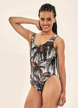 Lade das Bild in den Galerie-Viewer, Image 03: Uv Line Badeanzug Swimsuit Coqueiros Bege Upf50+
