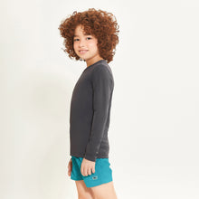 Lade das Bild in den Galerie-Viewer, Image 02: Uv Line Rashguard Longsleeve Uvpro Kids Preto Upf50+
