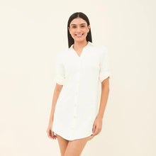 Lade das Bild in den Galerie-Viewer, Image 04: Uv Line Hemdblusenkleid Shirtdress Copenhagen Offwhite Upf50+
