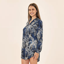 Lade das Bild in den Galerie-Viewer, Image 06: Uv Line Hemdblusenkleid Shirtdress Coqueiros Marinho Upf50+
