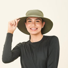 Lade das Bild in den Galerie-Viewer, Image 04: Uv Line Eimerhut Hat California Nac Fem Green Militar Upf50+
