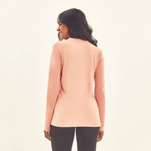 Lade das Bild in den Galerie-Viewer, Model Back: Uv Line Rashguard Longsleeve Sport Fit Solar Rose Upf50+
