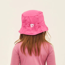 Lade das Bild in den Galerie-Viewer, Model Back: Uv Line Eimerhut Hat Napoli Basic Kids Nac Inf Pink Upf50+
