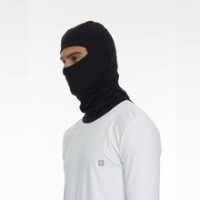 Lade das Bild in den Galerie-Viewer, Model Front: Uv Line Legionärshut Skin Mask Balaclava Uni Black Upf50+
