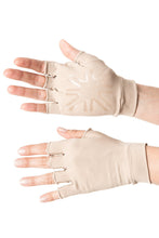 Lade das Bild in den Galerie-Viewer, Image 02: Uv Line Handschuhe Short Gloves Uni Beige Upf50+
