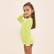 Lade das Bild in den Galerie-Viewer, Image 02: Uv Line Rashguard Acqua Qr Code Amarelo Fluor Upf50+
