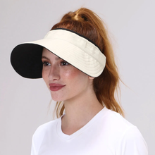 Lade das Bild in den Galerie-Viewer, Image 02: Uv Line Visor Visor Bali Fem Sand Black Upf50+
