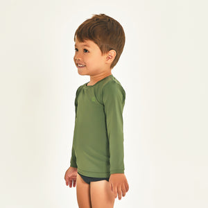 Longsleeve Baby Verde Militar UPF50+