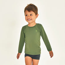 Lade das Bild in den Galerie-Viewer, Longsleeve Baby Verde Militar UPF50+
