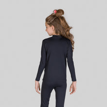 Lade das Bild in den Galerie-Viewer, Rash Guard Kids High-Neck Black UPF50+

