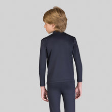 Lade das Bild in den Galerie-Viewer, Rash Guard Kids High-Neck Black UPF50+
