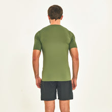 Lade das Bild in den Galerie-Viewer, T-Shirt Sport Fit Verde Militar UPF50+
