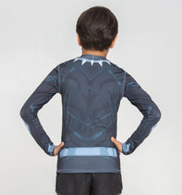 Lade das Bild in den Galerie-Viewer, Model Back: Uv Line Rashguard Acqua Pantera Negra V20 Ml Inf Estampa
