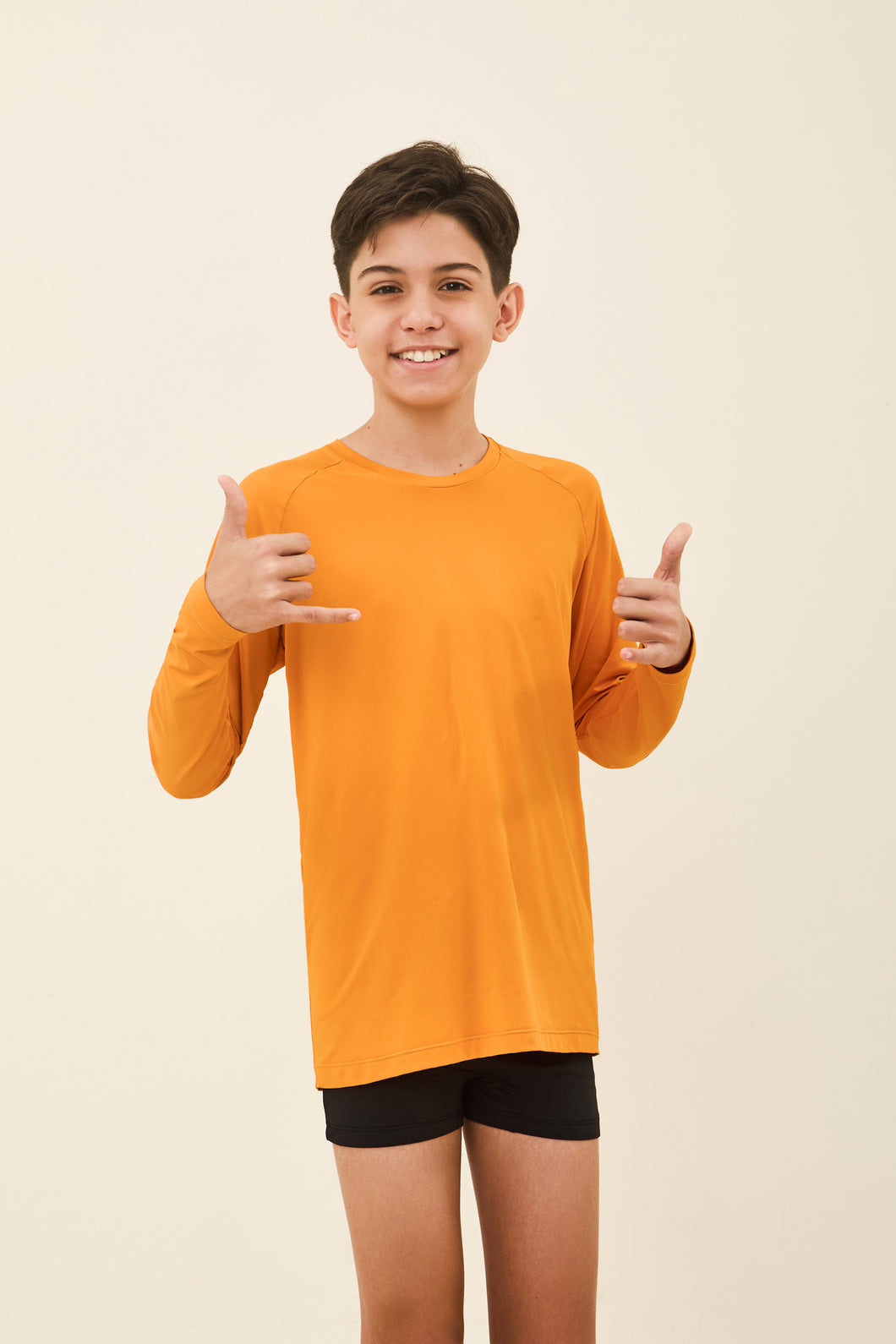 Gallery: Uv Line Rashguard Kids Longsleeve Uvpro Laranja