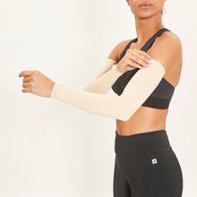 Lade das Bild in den Galerie-Viewer, Image 02: Uv Line Handschuhe Long Sleeve Beige Upf50+
