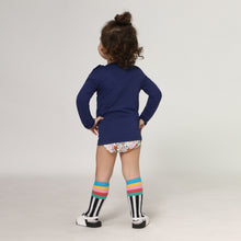 Lade das Bild in den Galerie-Viewer, Model Back: Uv Line Rashguard Longsleeve Baby Marinho Upf50+

