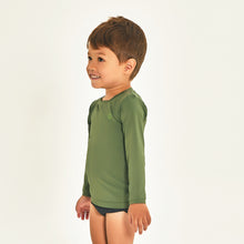 Lade das Bild in den Galerie-Viewer, Image 02: Uv Line Rashguard Longsleeve Baby Verde Militar Upf50+
